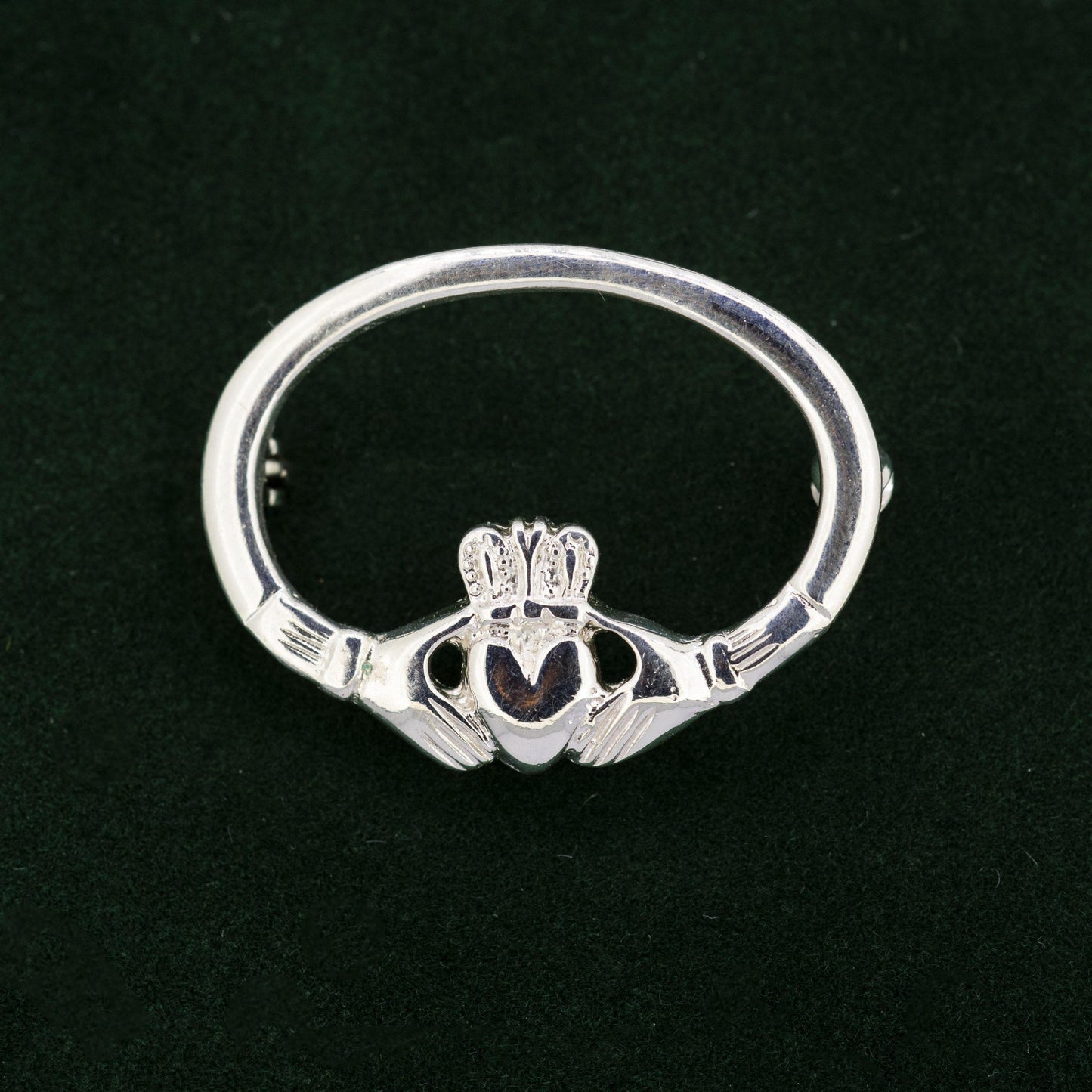 Silver Claddagh Broach