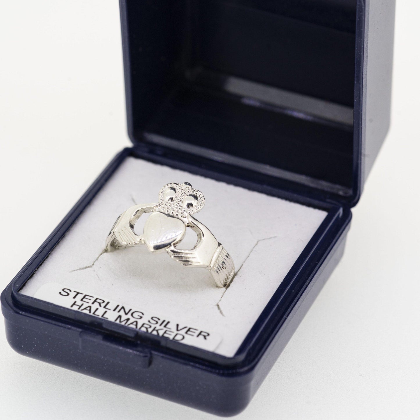 Gents Silver Claddagh Ring — authentic Irish Claddagh ring handcrafted in Galway, Ireland