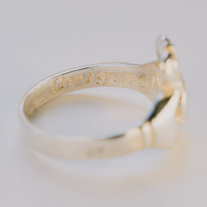 Childrens Sterling Silver Claddagh Ring — authentic Irish Claddagh ring handcrafted in Galway, Ireland