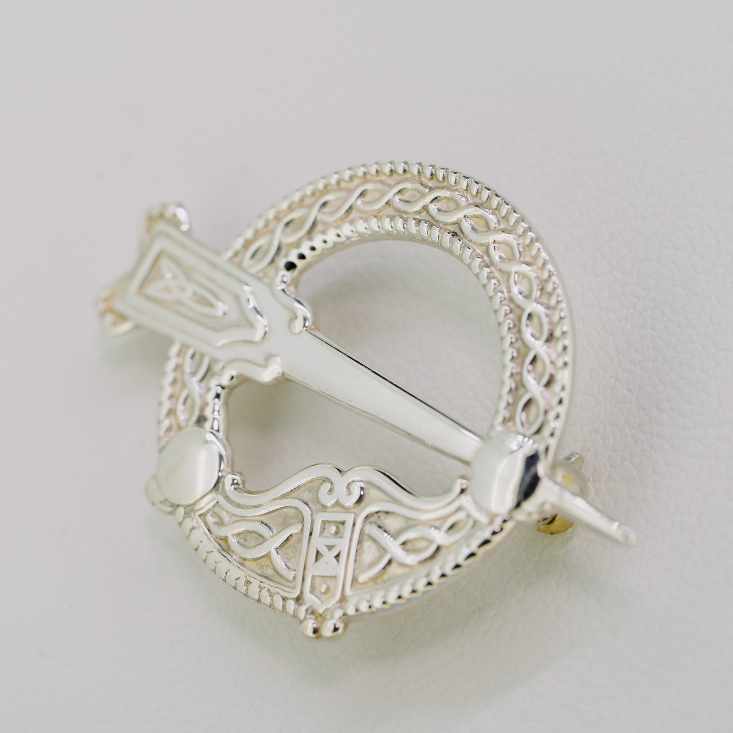 Silver Tara Broach — authentic Irish brooch handcrafted in Galway, Ireland