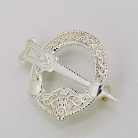 Silver Tara Broach — authentic Irish brooch handcrafted in Galway, Ireland