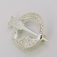 Silver Tara Broach — authentic Irish brooch handcrafted in Galway, Ireland
