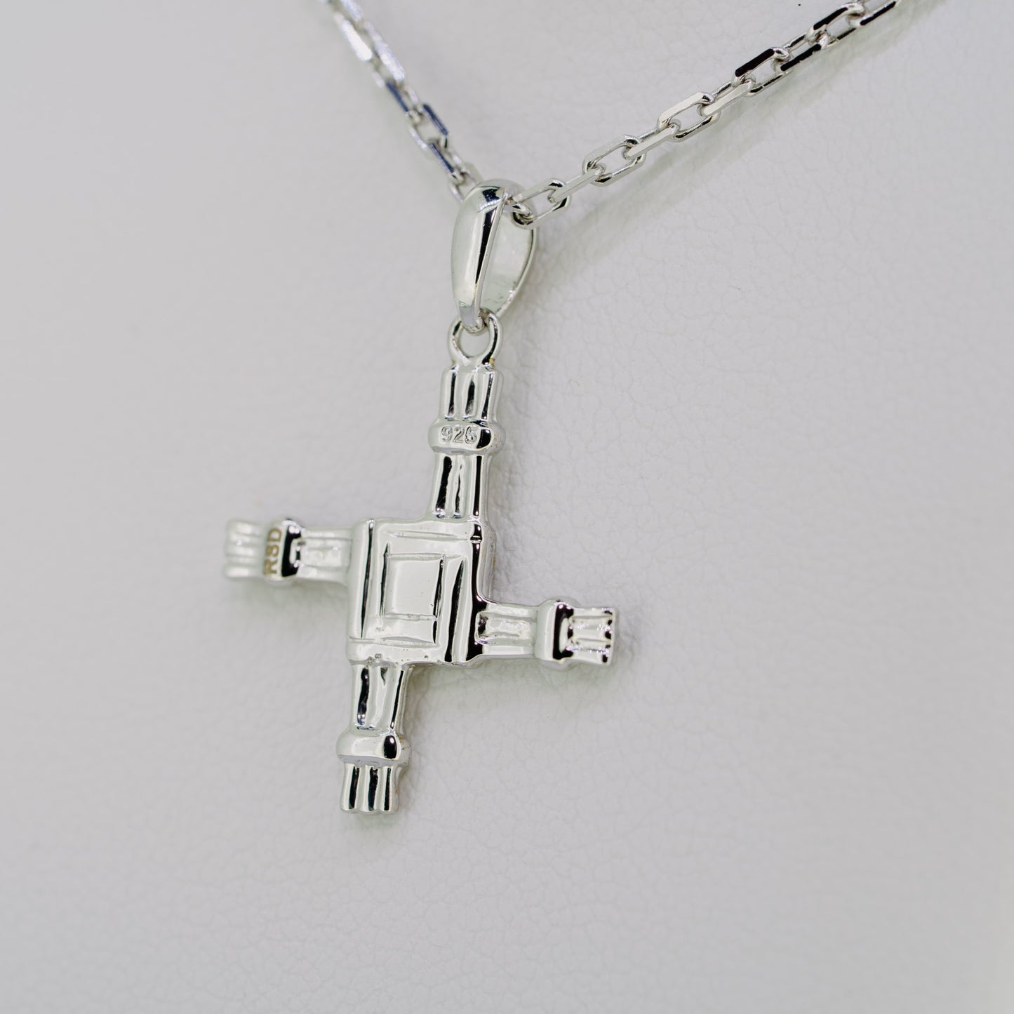 St. Bridget's Cross Necklace — authentic Irish necklace handcrafted in Galway, Ireland