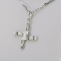 St. Bridget's Cross Necklace — authentic Irish necklace handcrafted in Galway, Ireland