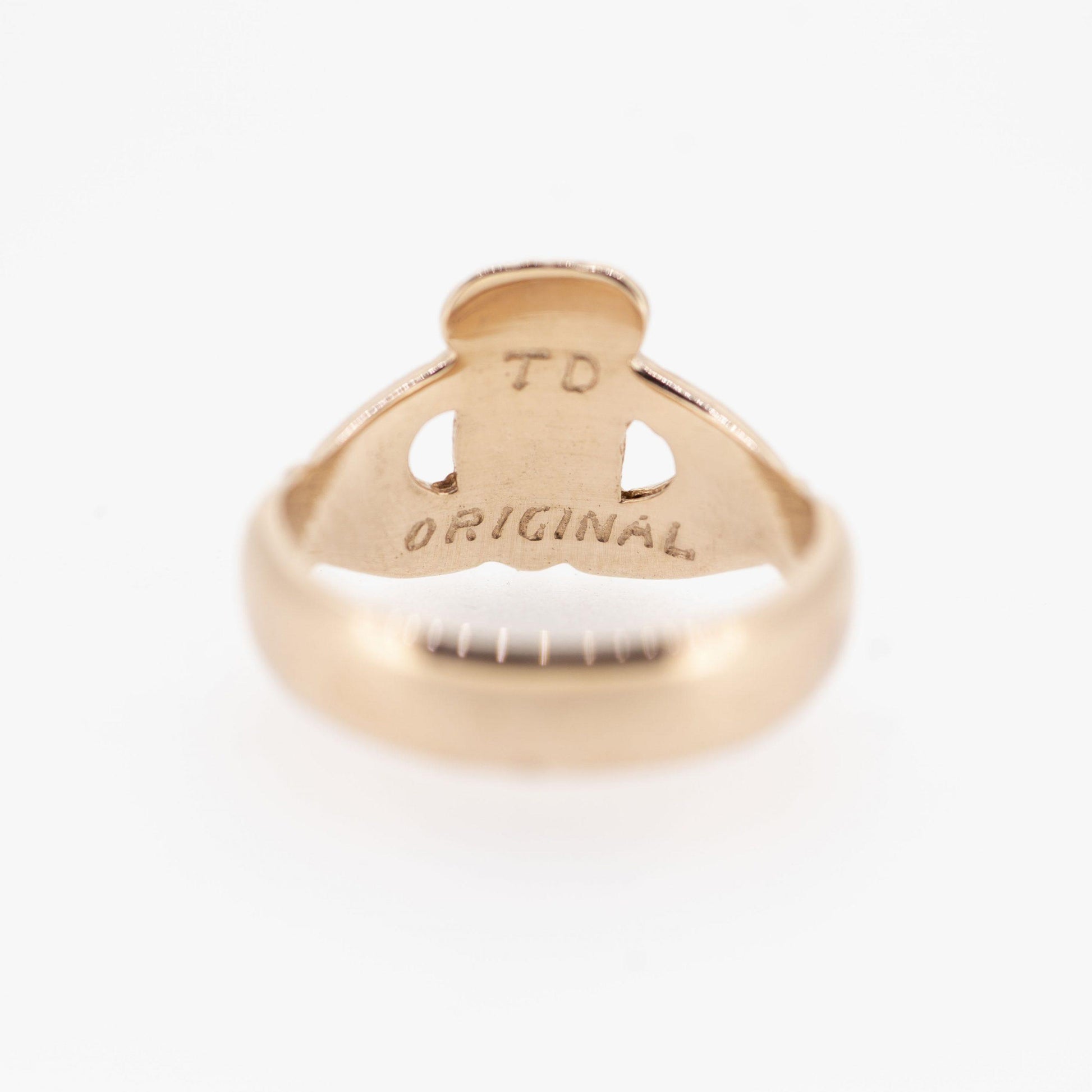 14ct Rose 100 Year Claddagh Ring — authentic Irish Claddagh ring handcrafted in Galway, Ireland