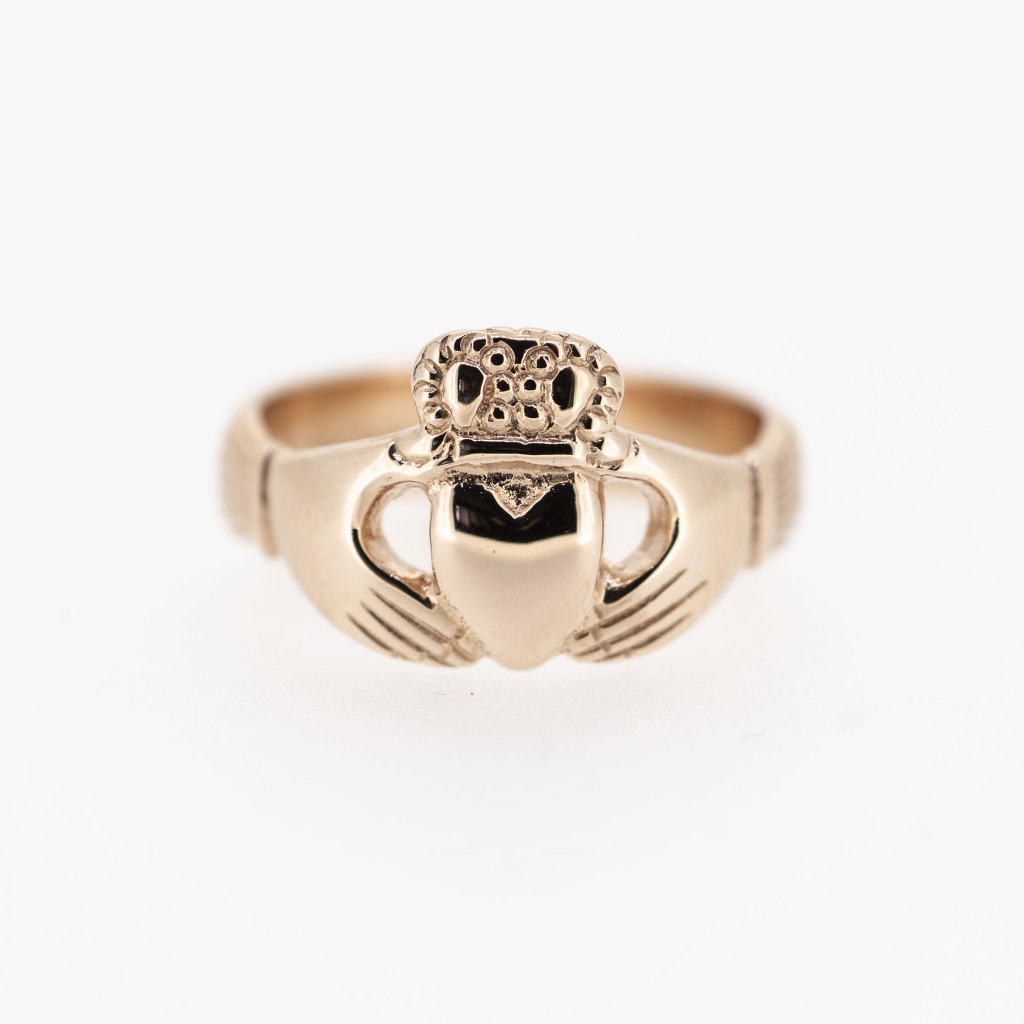 14ct Rose 100 Year Claddagh Ring — authentic Irish Claddagh ring handcrafted in Galway, Ireland