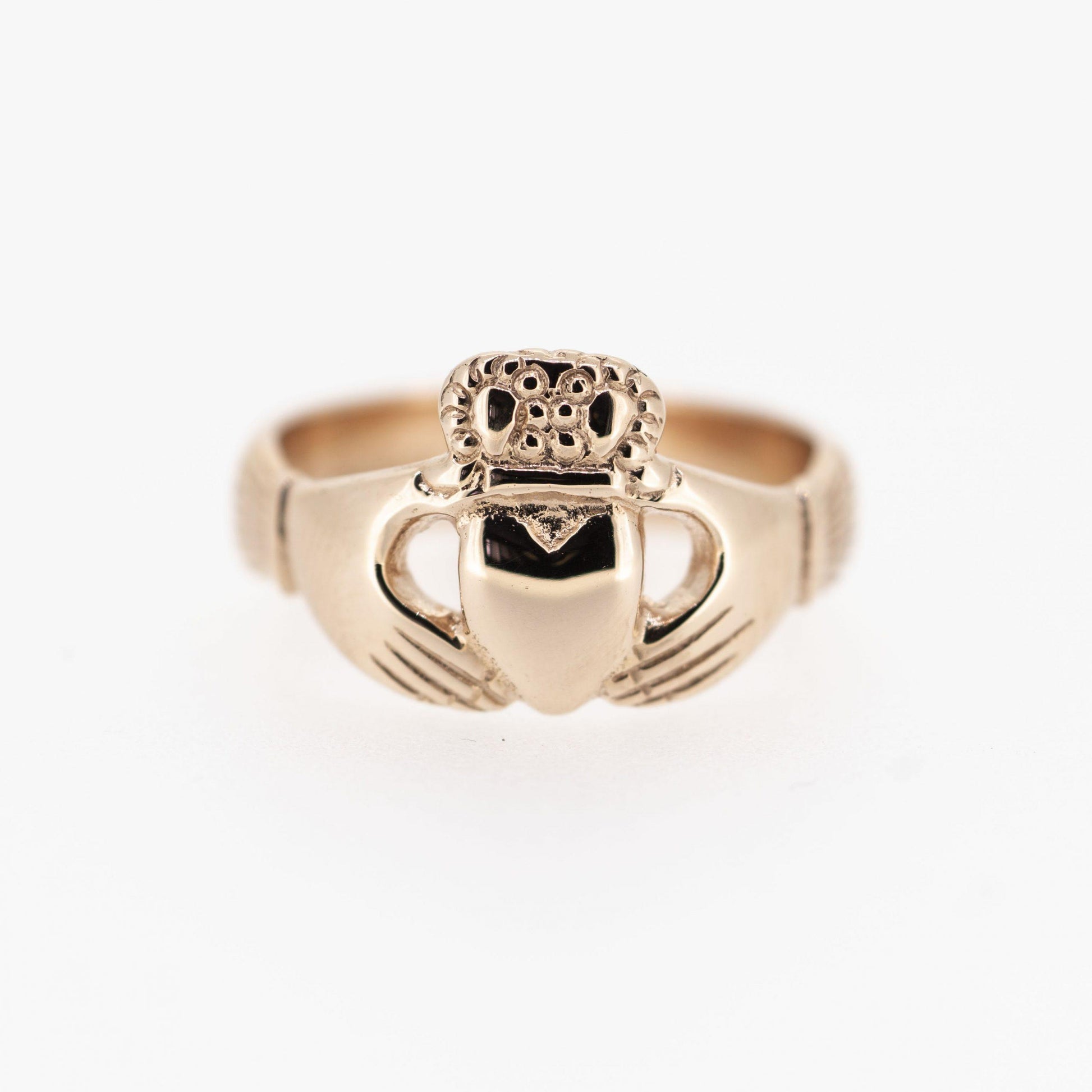 14ct Rose 100 Year Claddagh Ring — authentic Irish Claddagh ring handcrafted in Galway, Ireland