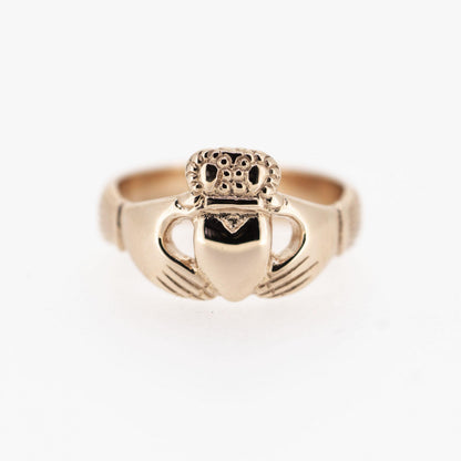 14ct Rose 100 Year Claddagh Ring — authentic Irish Claddagh ring handcrafted in Galway, Ireland