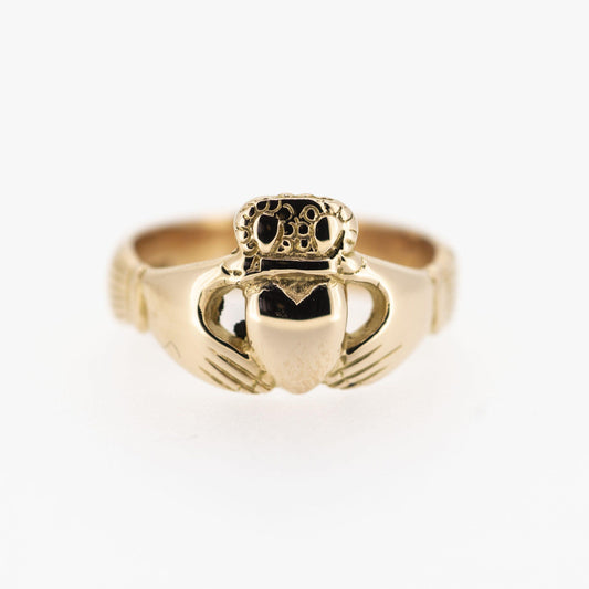18ct Rose 100 Year Claddagh Ring — authentic Irish Claddagh ring handcrafted in Galway, Ireland