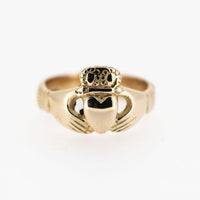 18ct Rose 100 Year Claddagh Ring — authentic Irish Claddagh ring handcrafted in Galway, Ireland