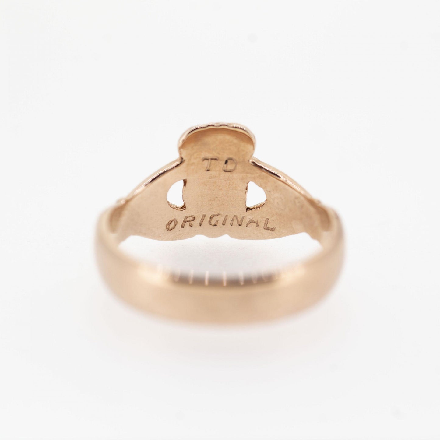 9ct Rose 100 Year Claddagh Ring — authentic Irish Claddagh ring handcrafted in Galway, Ireland