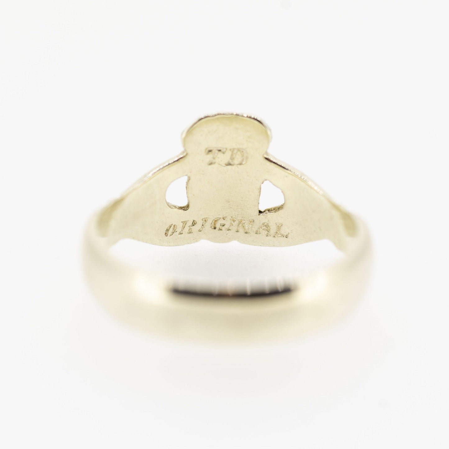 9ct White Gold 100 Year Claddagh Ring — authentic Irish Claddagh ring handcrafted in Galway, Ireland