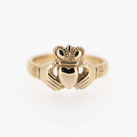 Ladies 18ct Rose Gold Claddagh Ring