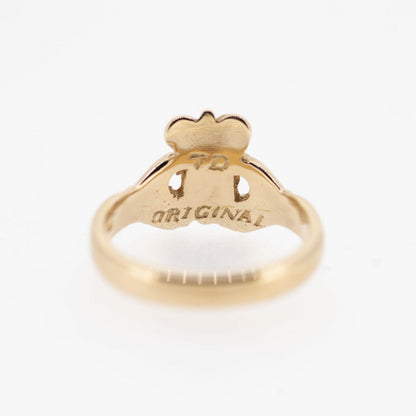 Ladies 18ct Rose Gold Claddagh Ring
