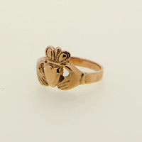 Childrens 9ct Rose Gold Claddagh Ring — authentic Irish Claddagh ring handcrafted in Galway, Ireland