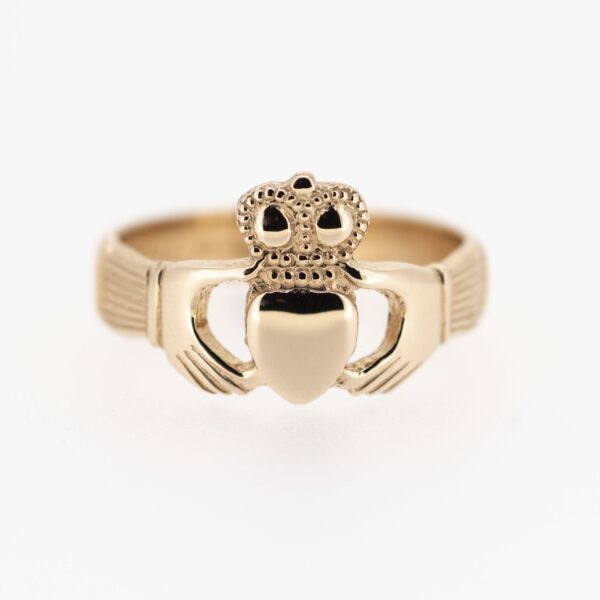 Gents 18ct Rose Gold Claddagh Ring — authentic Irish Claddagh ring handcrafted in Galway, Ireland
