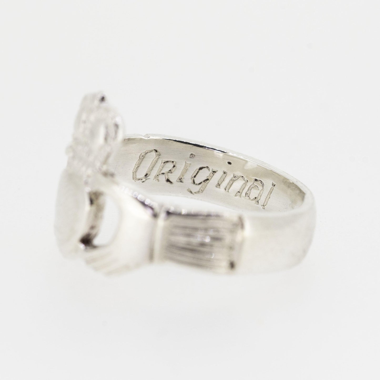 Gents Silver Claddagh Ring — authentic Irish Claddagh ring handcrafted in Galway, Ireland