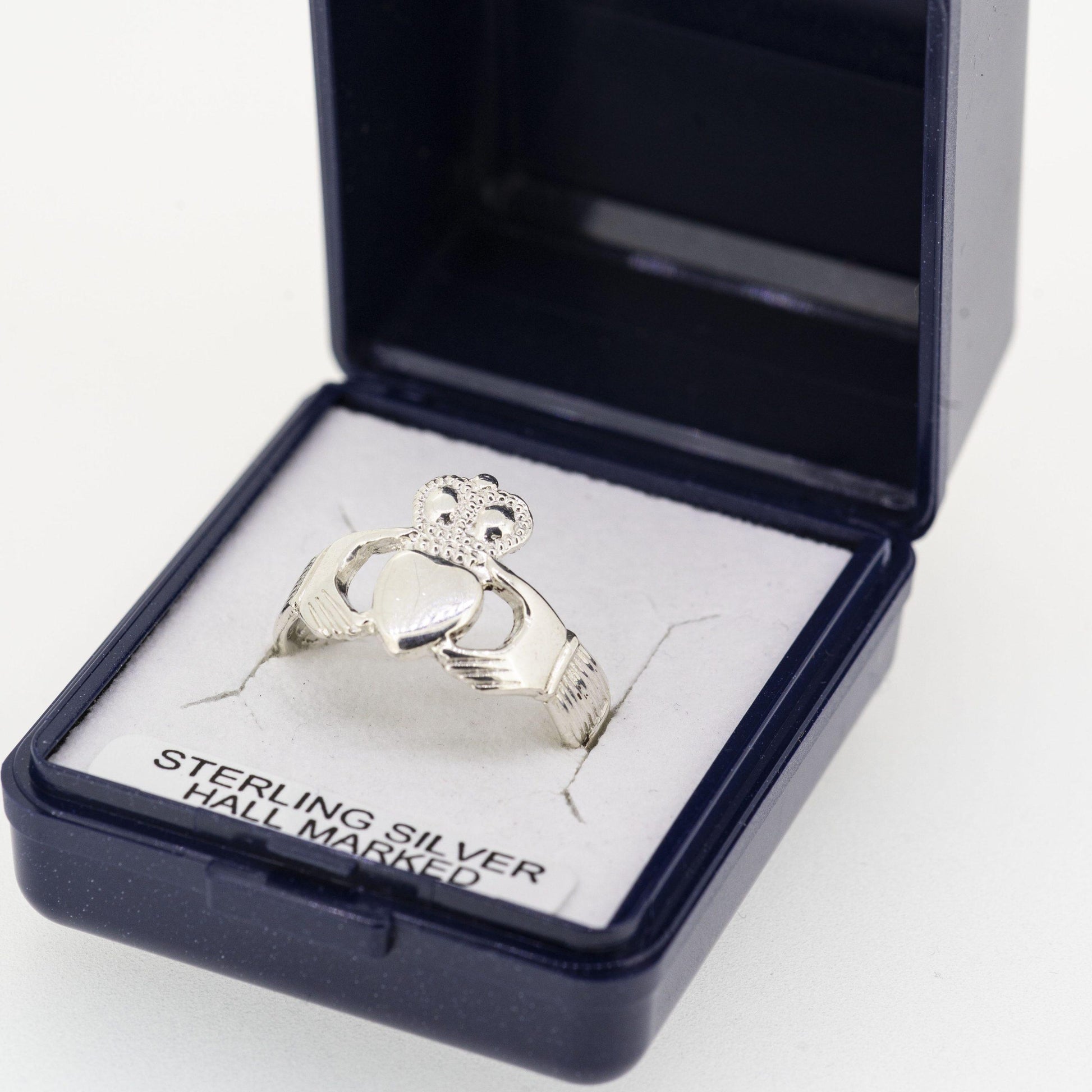 Gents Silver Claddagh Ring — authentic Irish Claddagh ring handcrafted in Galway, Ireland