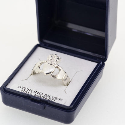 Gents Silver Claddagh Ring — authentic Irish Claddagh ring handcrafted in Galway, Ireland