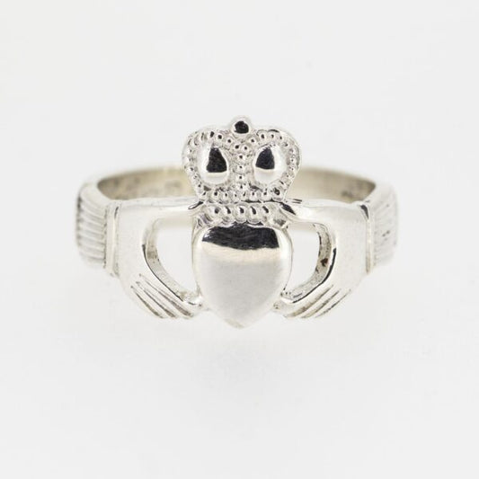 Gents Silver Claddagh Ring — authentic Irish Claddagh ring handcrafted in Galway, Ireland