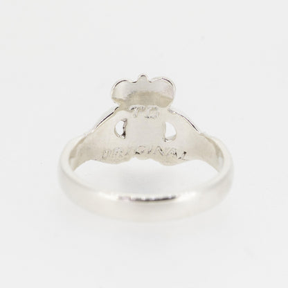 Ladies Silver Claddagh Ring — authentic Irish Claddagh ring handcrafted in Galway, Ireland