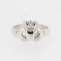 Ladies Silver Claddagh Ring — authentic Irish Claddagh ring handcrafted in Galway, Ireland