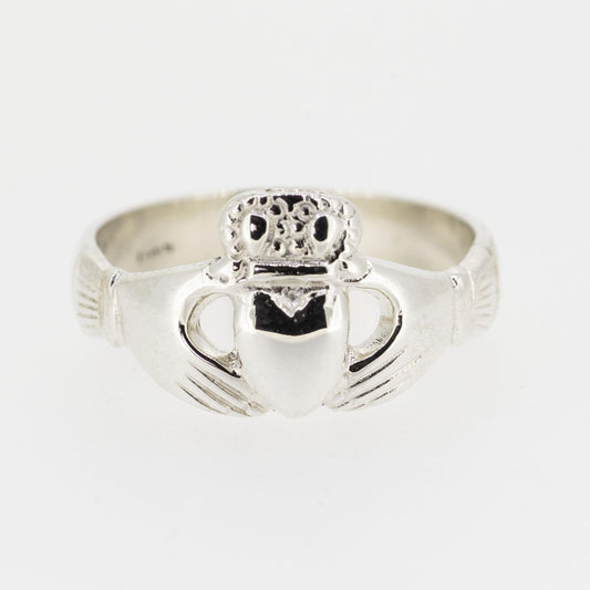 Sterling Silver 100 Year Claddagh Ring — authentic Irish Claddagh ring handcrafted in Galway, Ireland