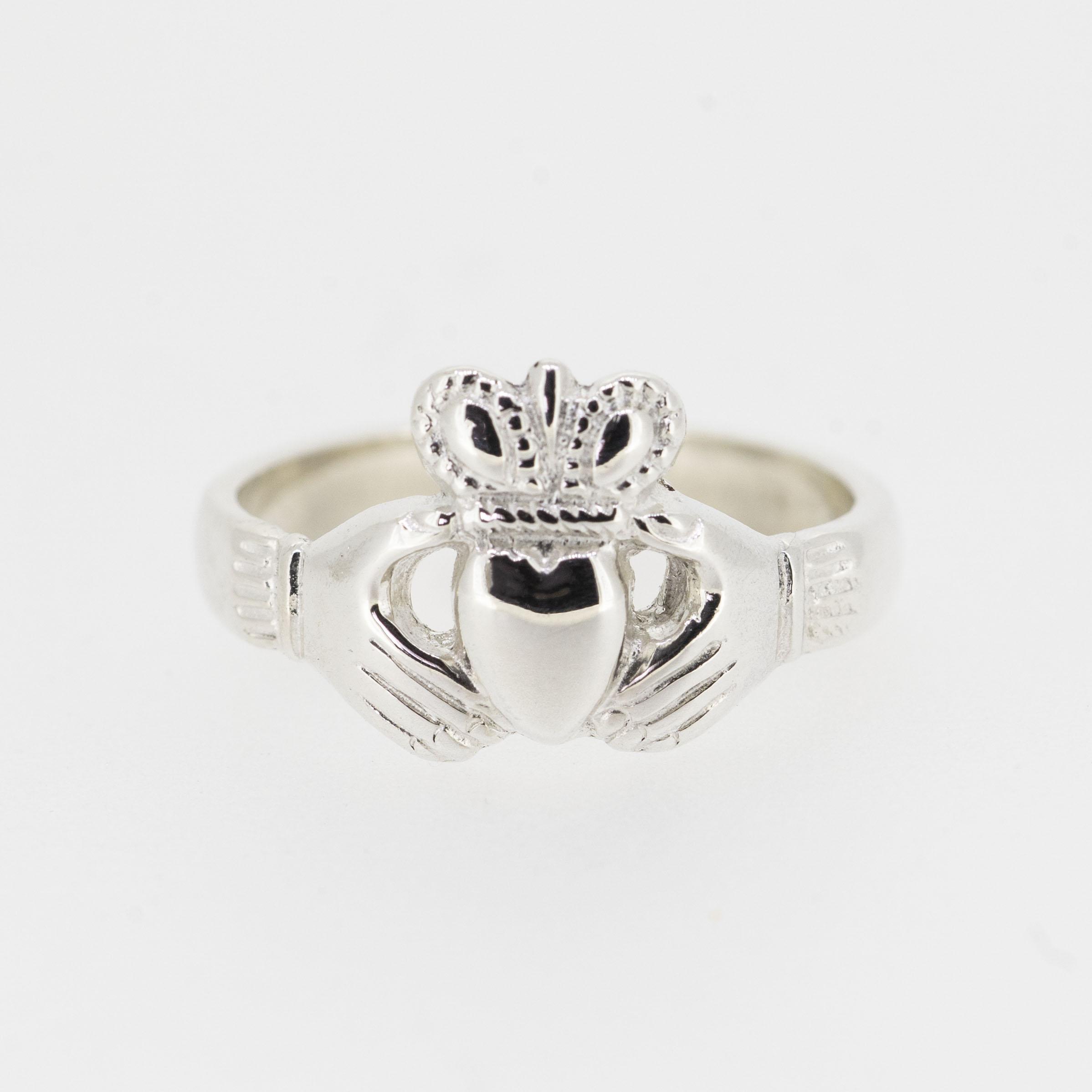 LADIES CLADDAGH RING STERLING SILVER - Irish Centre