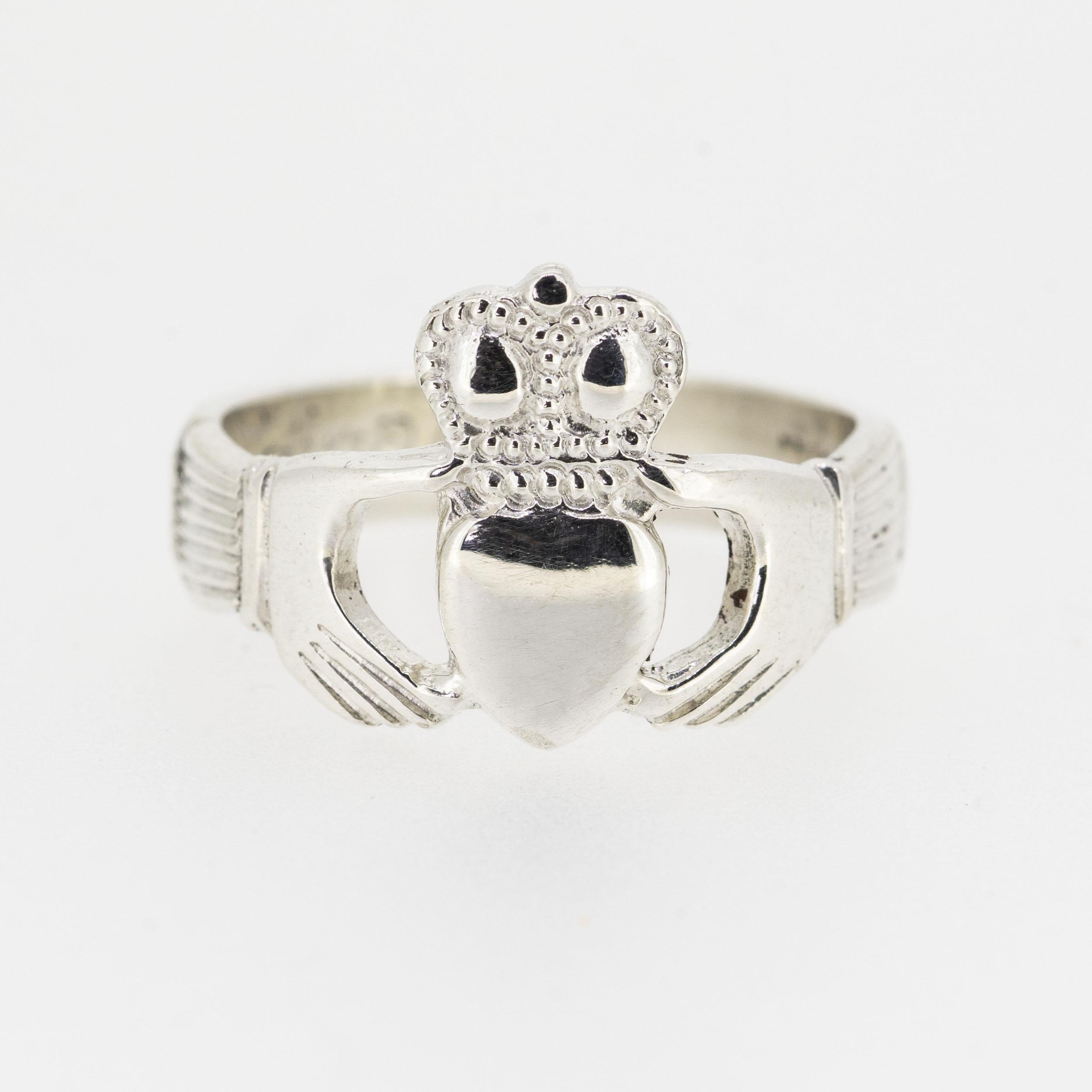 Claddagh Ring Jewellery Rings Wedding & Engagement Claddagh Rings Ladies Claddagh Ring in Silver direct from Galway Ireland 